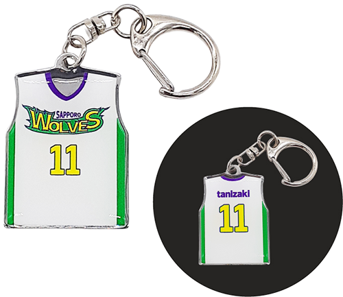 バスケットボール ミニチュアユニフォーム キーホルダータイプー